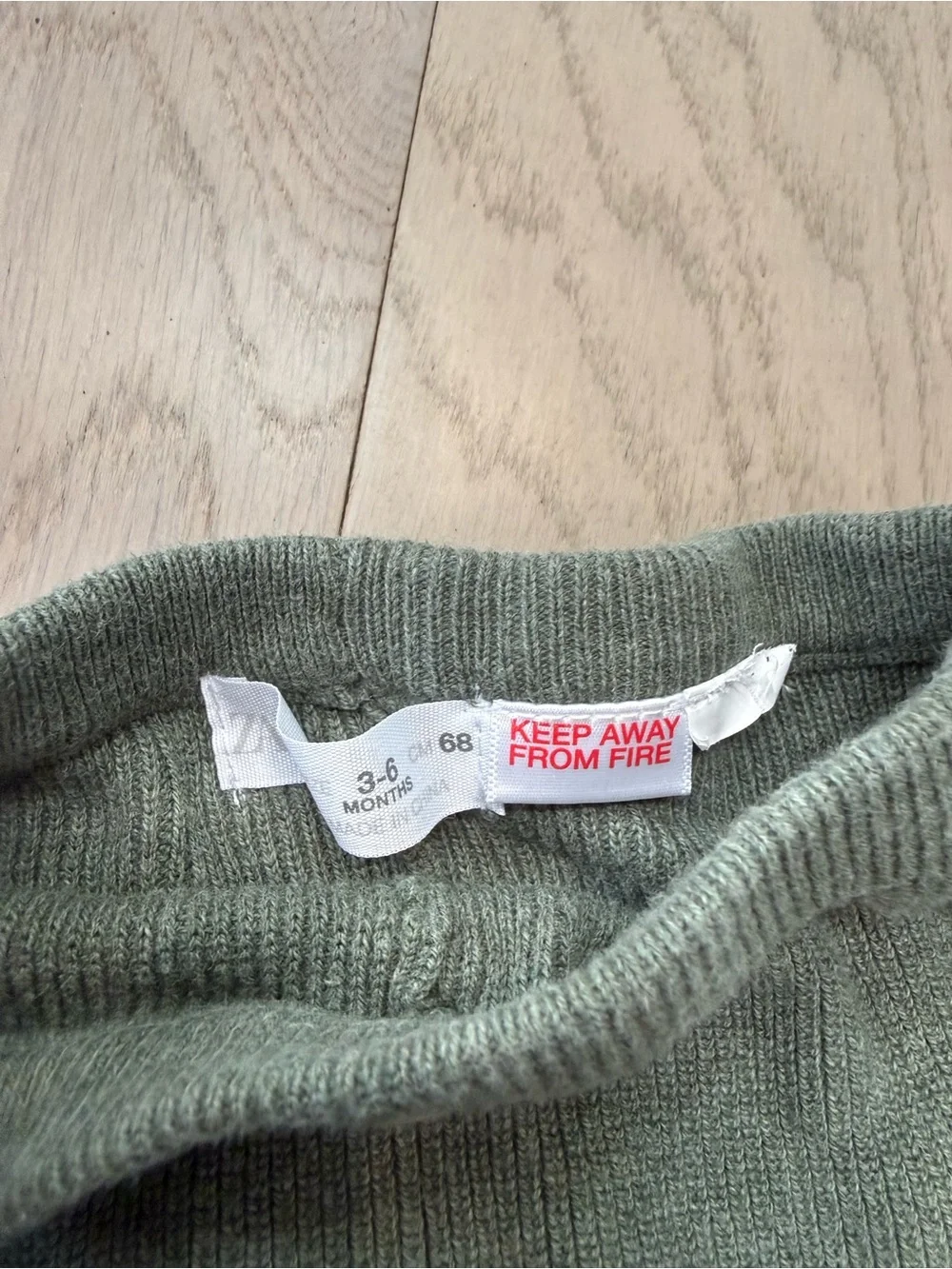 Zara Two-Piece Sage and Olive Knit Set